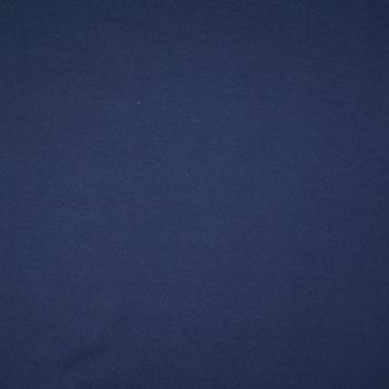 60 cm Reststück Wintersweat - Stretch Sweatshirt Uni Marineblau